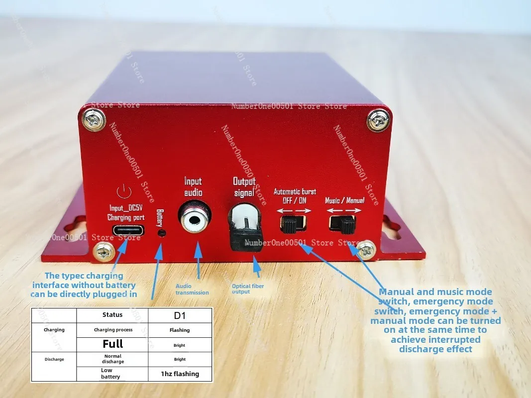 Tesla coil arc extinguishing DRSSTC dedicated, fiber optic controller, multi-function, finished music control box