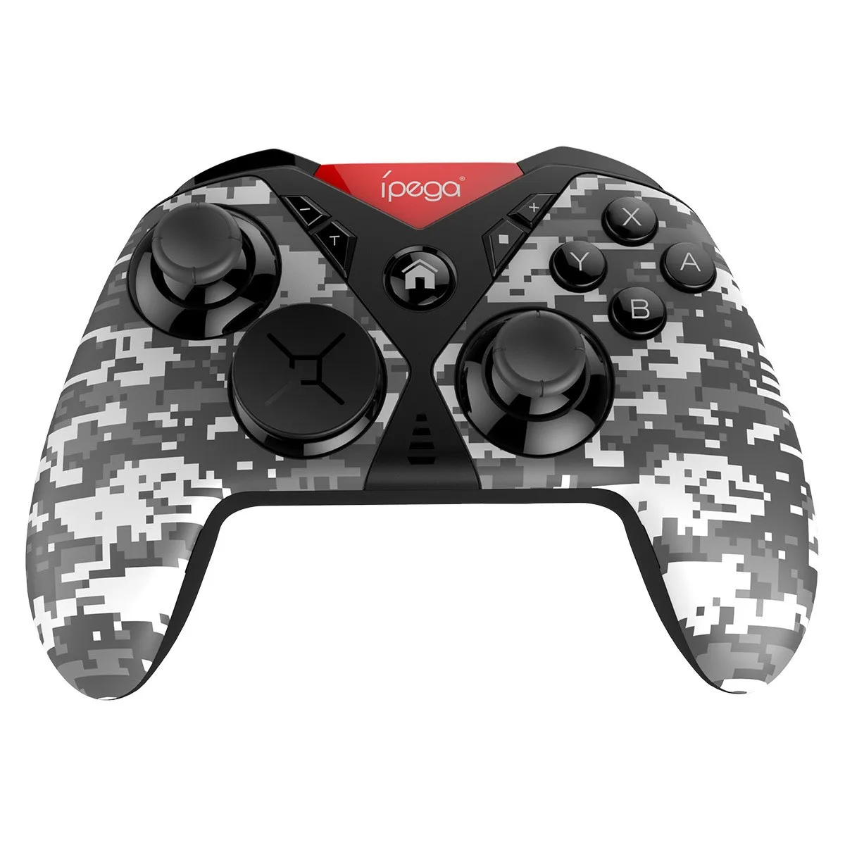 Wireless Bluetooth Game Controller with 3D Interchangeable Cover, Programmable & Vibration Function for Switch Android PC