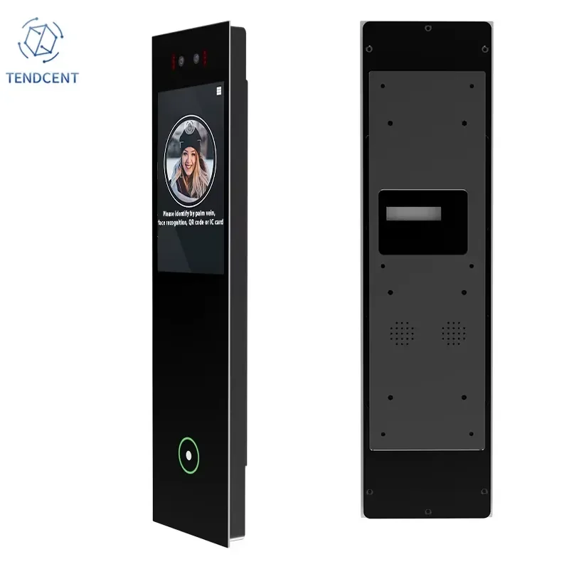 Tendcent Customizable Touch Screen Elevator Access Control Palm Vein Recognition QR Code IC ID Night Vision Reset Smart App