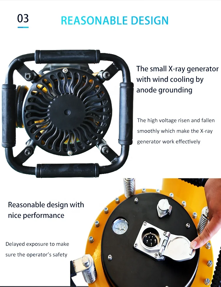 300kv 3000w rilevatore di difetti portatile a raggi x macchina o attrezzatura a raggi x con tubo a raggi x in vetro per test ndt industriale xxh3005