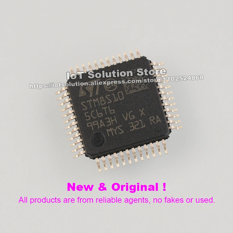 STM8S105C6T6 Основный LQFP-48 7x7x1,4 мм STM8S105C6T6TR
