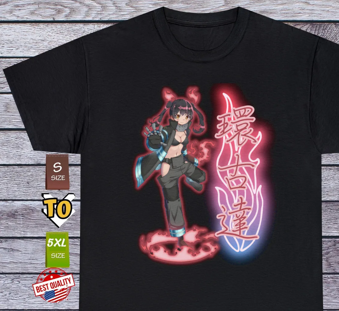 Tamaki T Shirt Anime Clothing FireForce Ecchi Hentai Waifu Material Tee Manga