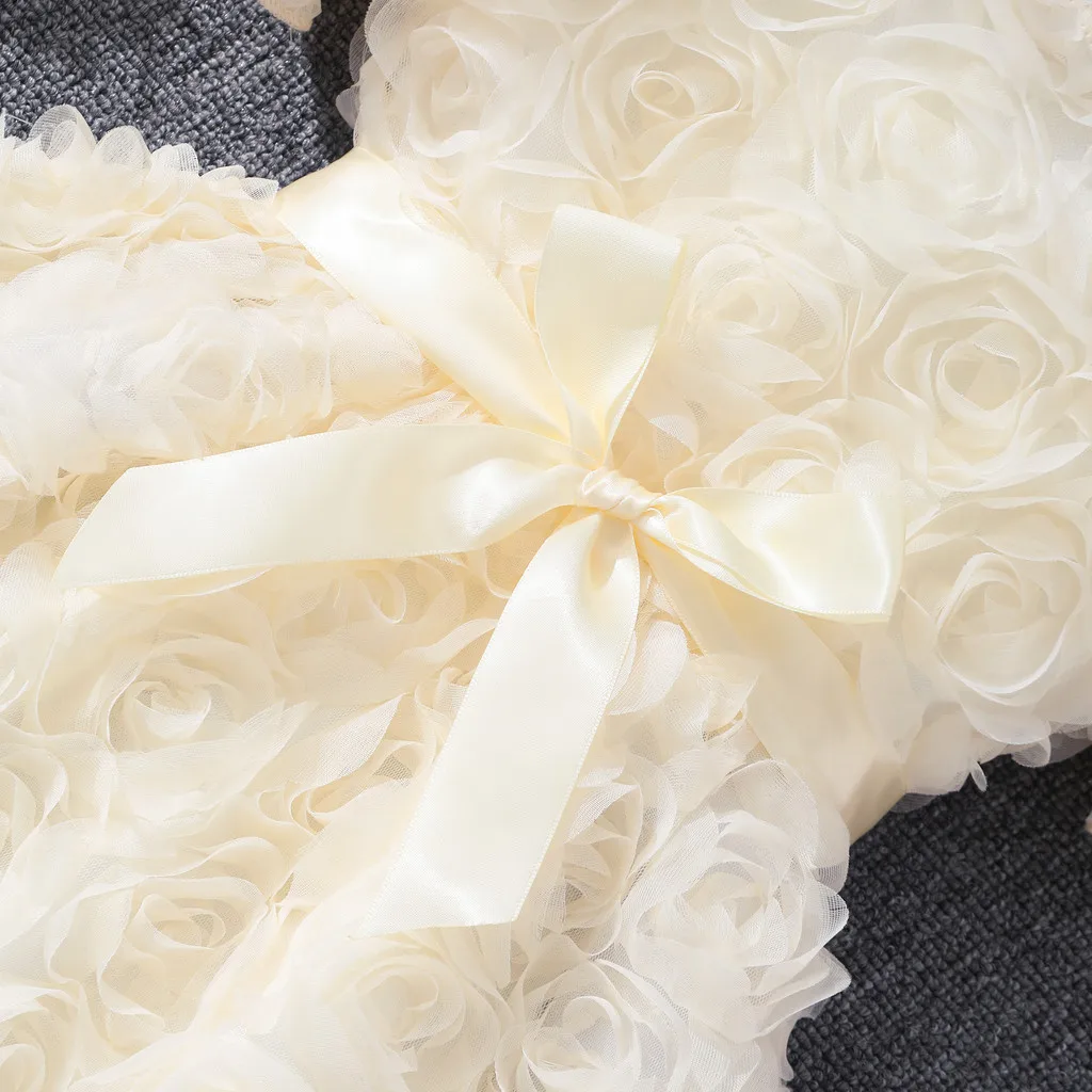 فستان بناتي بيج أنيق للحفلات بأكمام قصيرة فستان صيفي بناتي مزين بالزهور فساتين أطفال أنيقة لطيفة 3 4 5 6 7 سنوات