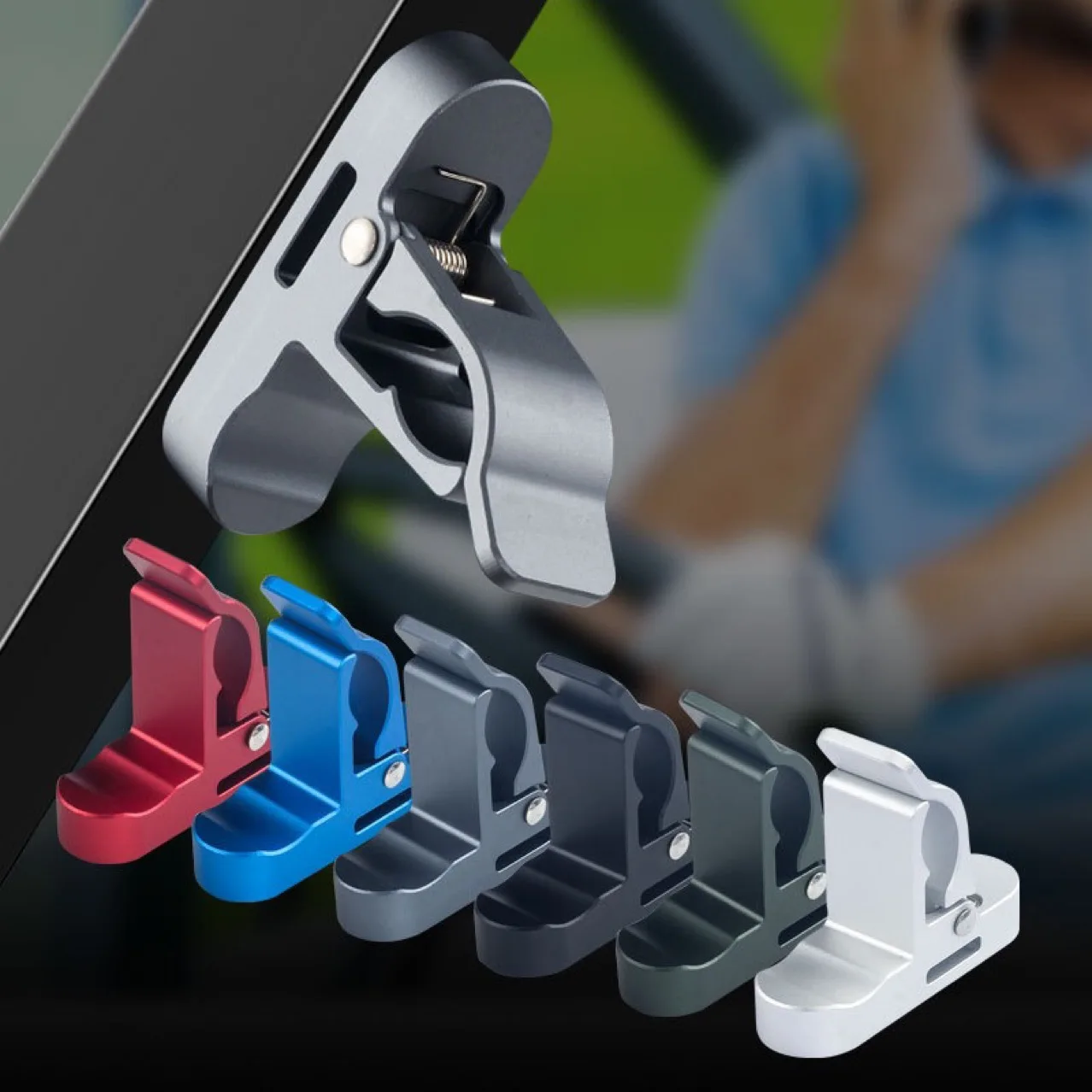 Golf Cart Cigar Holder with Reinforced Strap, Outdoor Cigar Clip for Golf & Fishing, Universal Cigar Accessory
