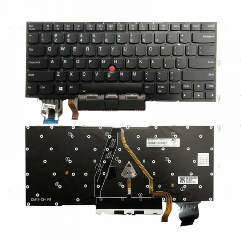 

BB US Keyboard Backlight For Lenovo Thinkpad X1 Carbon 7th Gen 2019 PK131L11B00