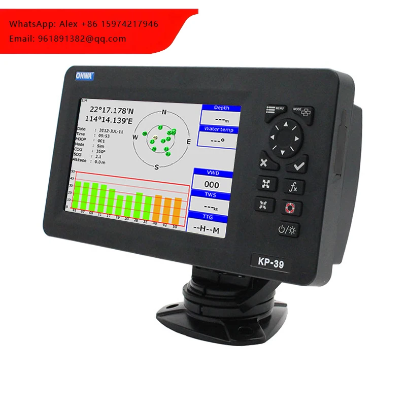 

Новый морской GPS-картплоттер ONWA KP-39 7 дюймов с поддержкой карт K-Chart и C-Map на SD-карте. Морские принадлежности.