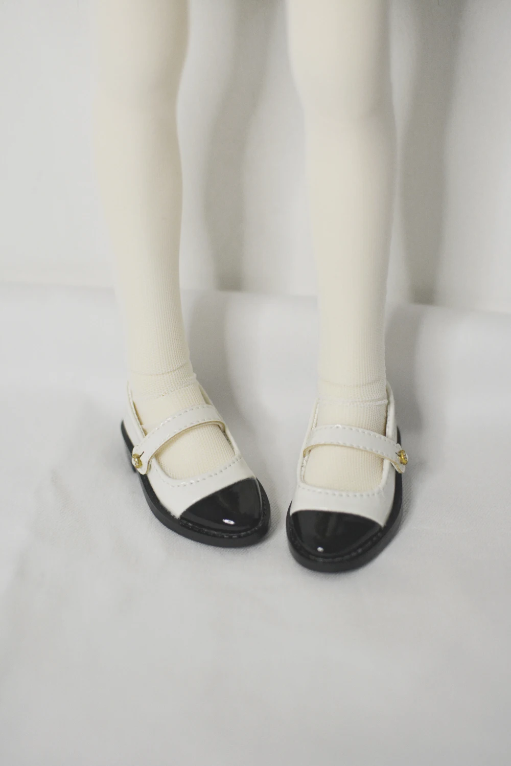 BJD Doll shoes suitable for 1/4 MSD Mary Jane patchwork color low heel small leather shoes doll accessories