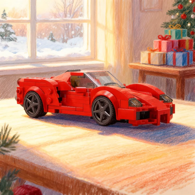 231-個-moc-シティチャンピオンズ-プランシングホース-エンゾー-モデルビルディングブロック-クリスマスギフト-おもちゃ-建築-diy-アイデア-教育
