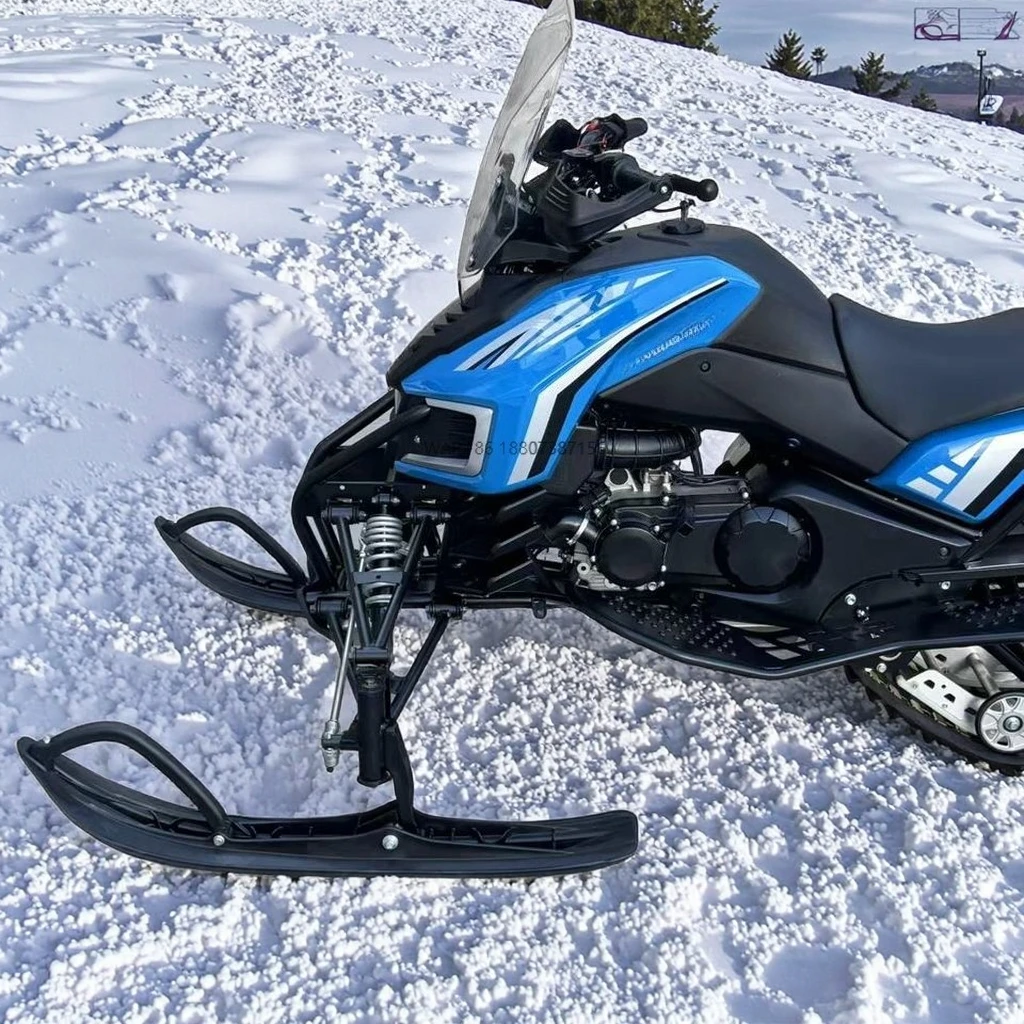 

China Factory 230cc 4-Stroke Snowmobile | Cheap Mountain/Kids Snowmobile Wholesale, High-Quality Snowmobile Parts Included