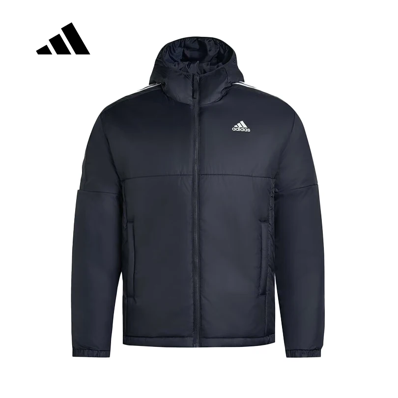 

Мужская утепленная куртка с капюшоном adidas, теплая повседневная спортивная верхняя одежда KF6757