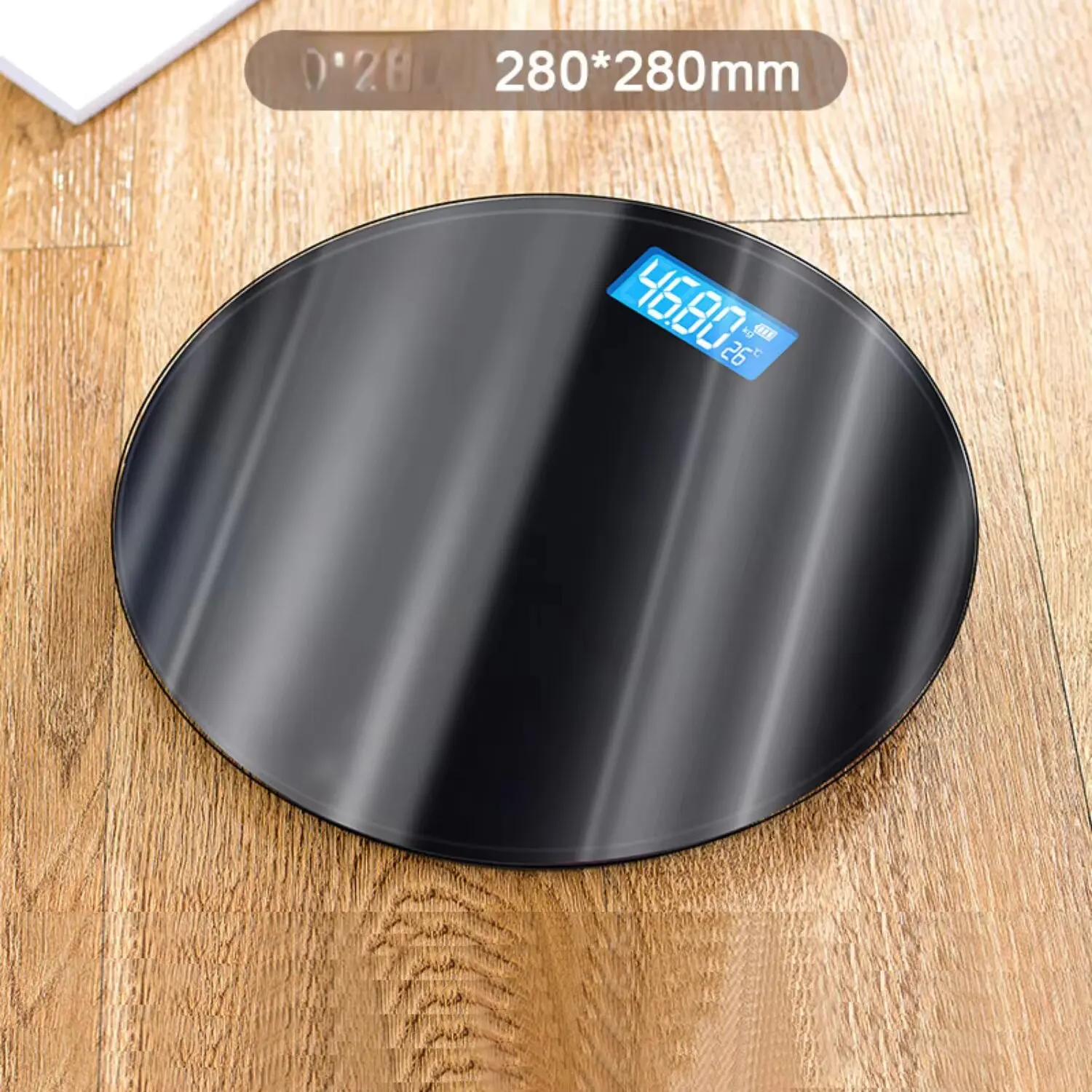 Household Adult Electronic Body Weight Scale Weighing Scale Round Health Scale Factory Cross-border E-commerce Bathroom Scale