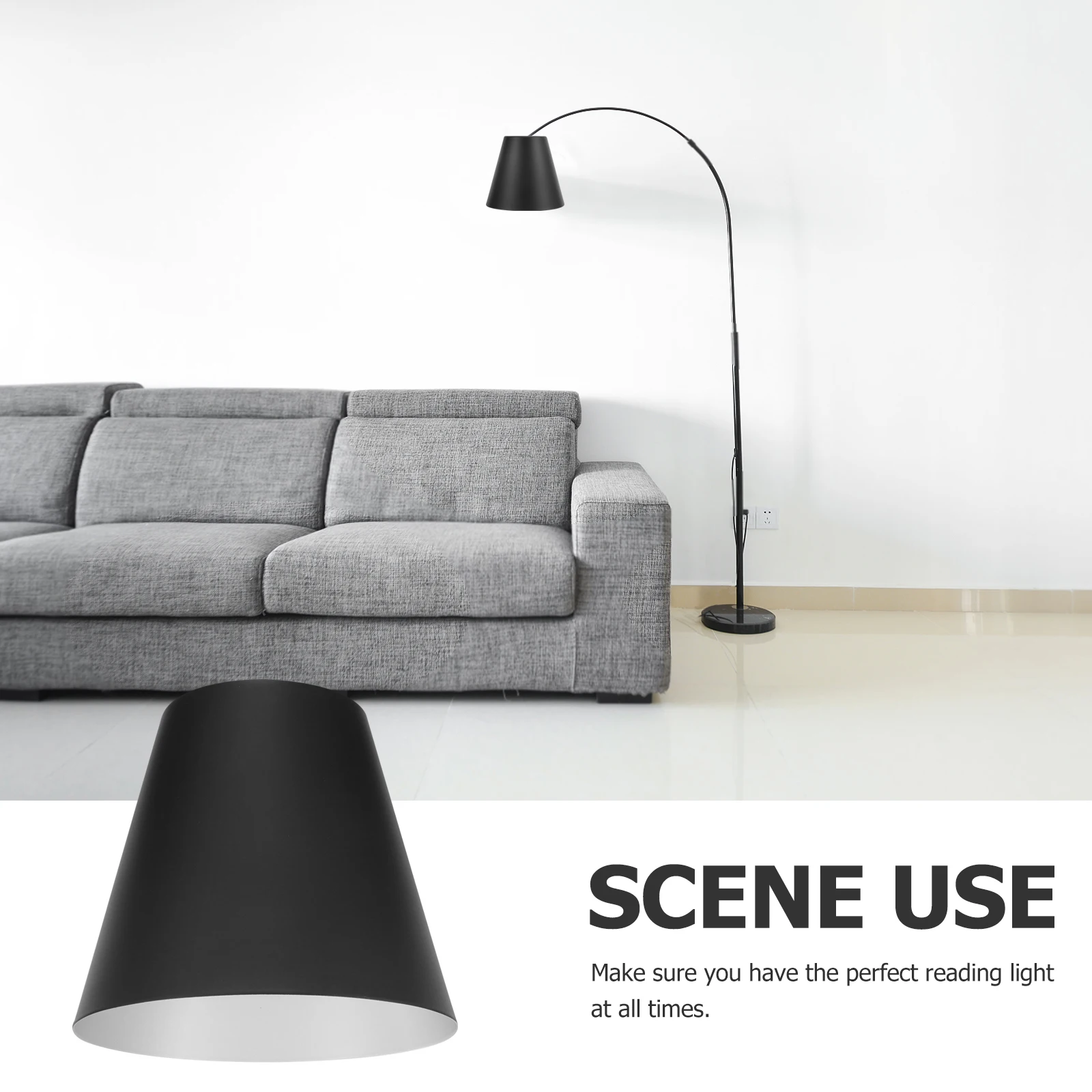 

Iron Lamp Shade 42Mm Diameter Metal Modern Lampshade Floorstanding Cover Adjustable Light Shade for Desk Table Lamp Bedroom