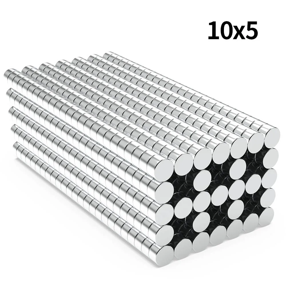 

10x5mm N35 Super Strong Neodymium Magnet Round NdfeB Powerful Permanent Magnetic imanes Refrigerator Magnets 10*5mm