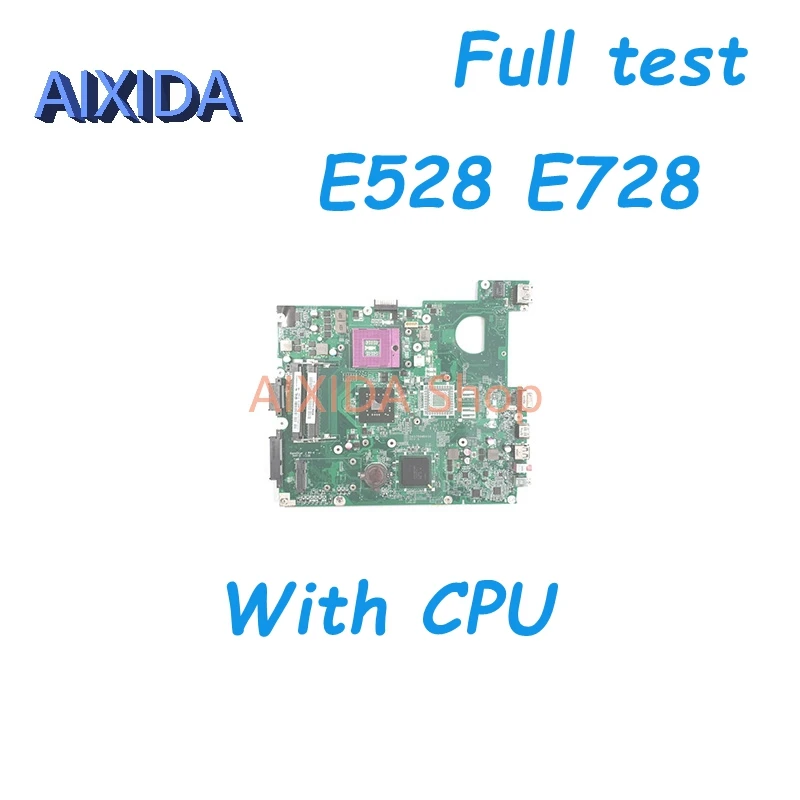 AIXIDA MBNC706002 DA0ZR6MB6F0 DA0ZR6MB6G0 Laptop Motherboard For EMACHINES E528 E728 Main board GL40 DDR3 free CPU Full test