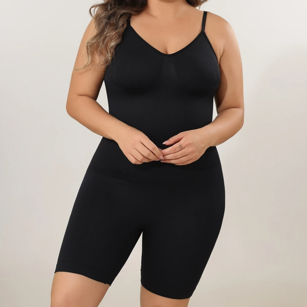 

ZHAN BEAUTY A1013 Seamless Sculpting Mid Thigh Bodysuit