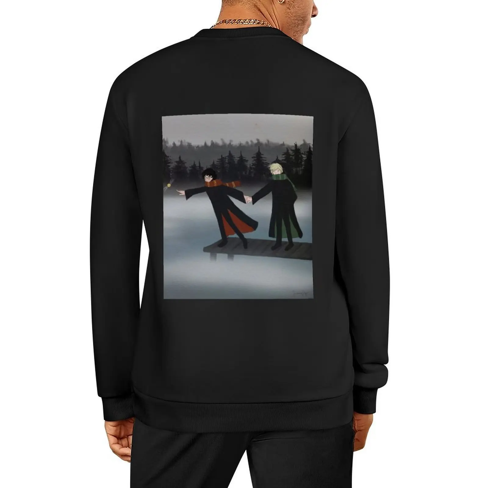 

drarry in a foggy day Pullover men's coat men's sweat-shirt men's autumn clothes japanese style hoody