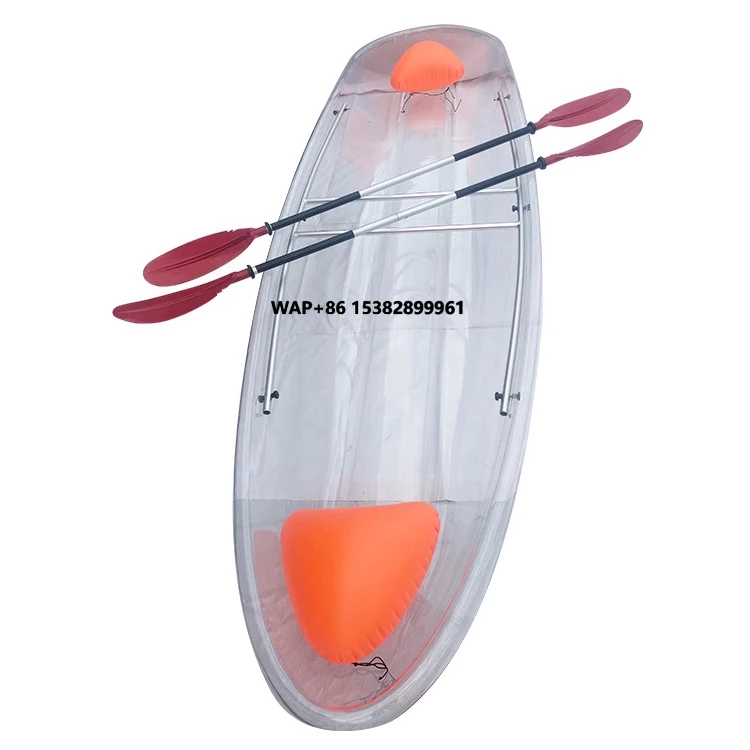 

4 Seater Super Large Boat Photo clear Kayaking Crystal Glass Boat