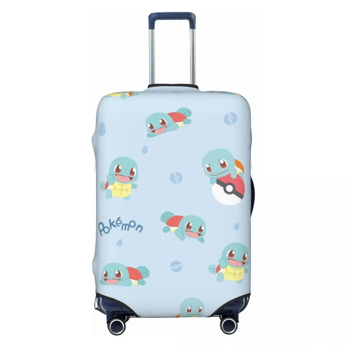Custom Custom Squirtles Luggage Cover Protector Dust Proof Cartoons Travel Suitcase Covers