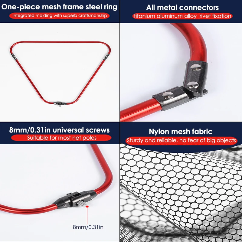 VWVIVIDWORLD Brand,1.7m-3.35m,Portable,3 Layer Carbon Fiber,Fishing Hand Net,Foldable Telescopic Pole Handle,Fishing Gear