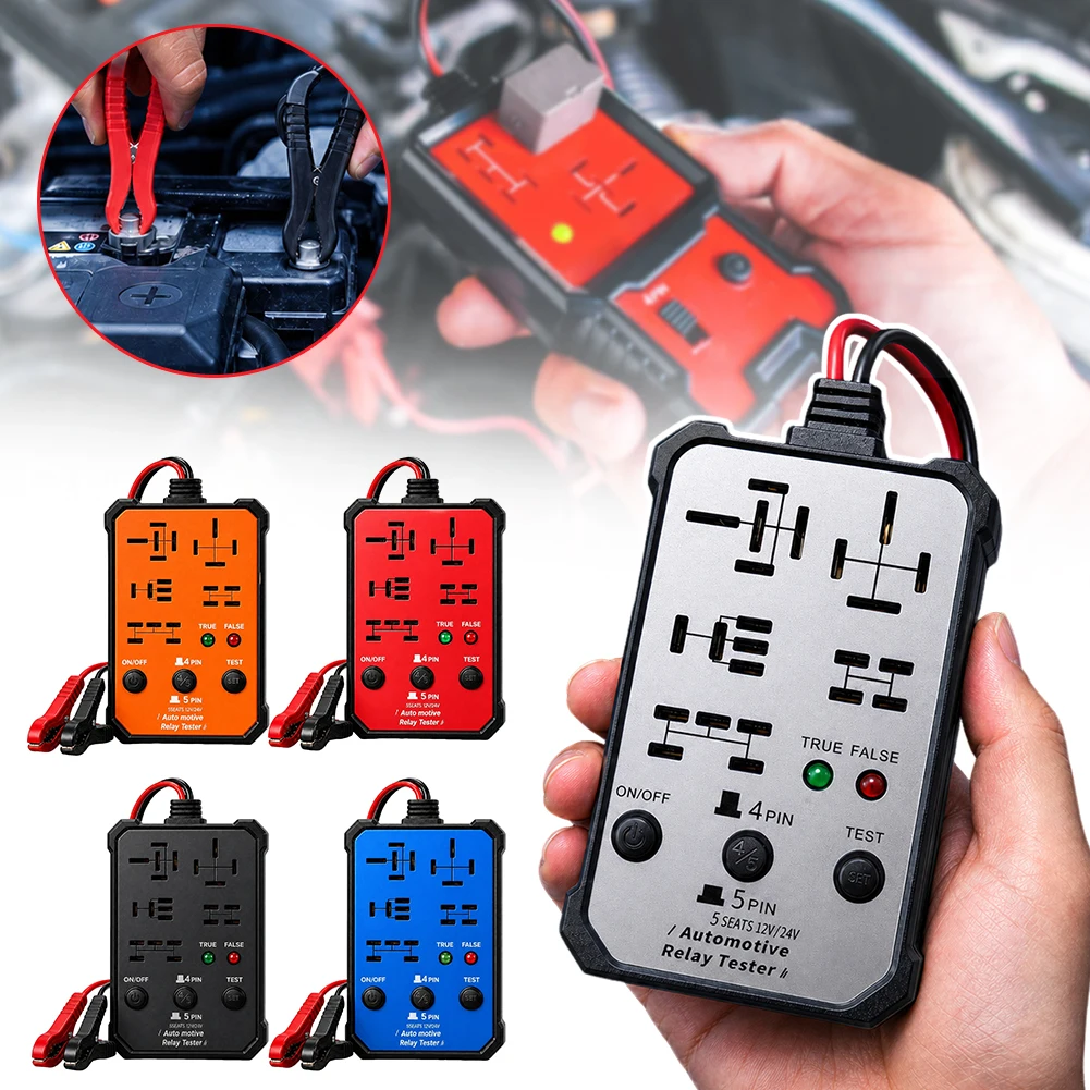Automotive Relays Tester 12-24v Universal Electronic Automotive Diagnostics Relays Tester Tool Dead Component