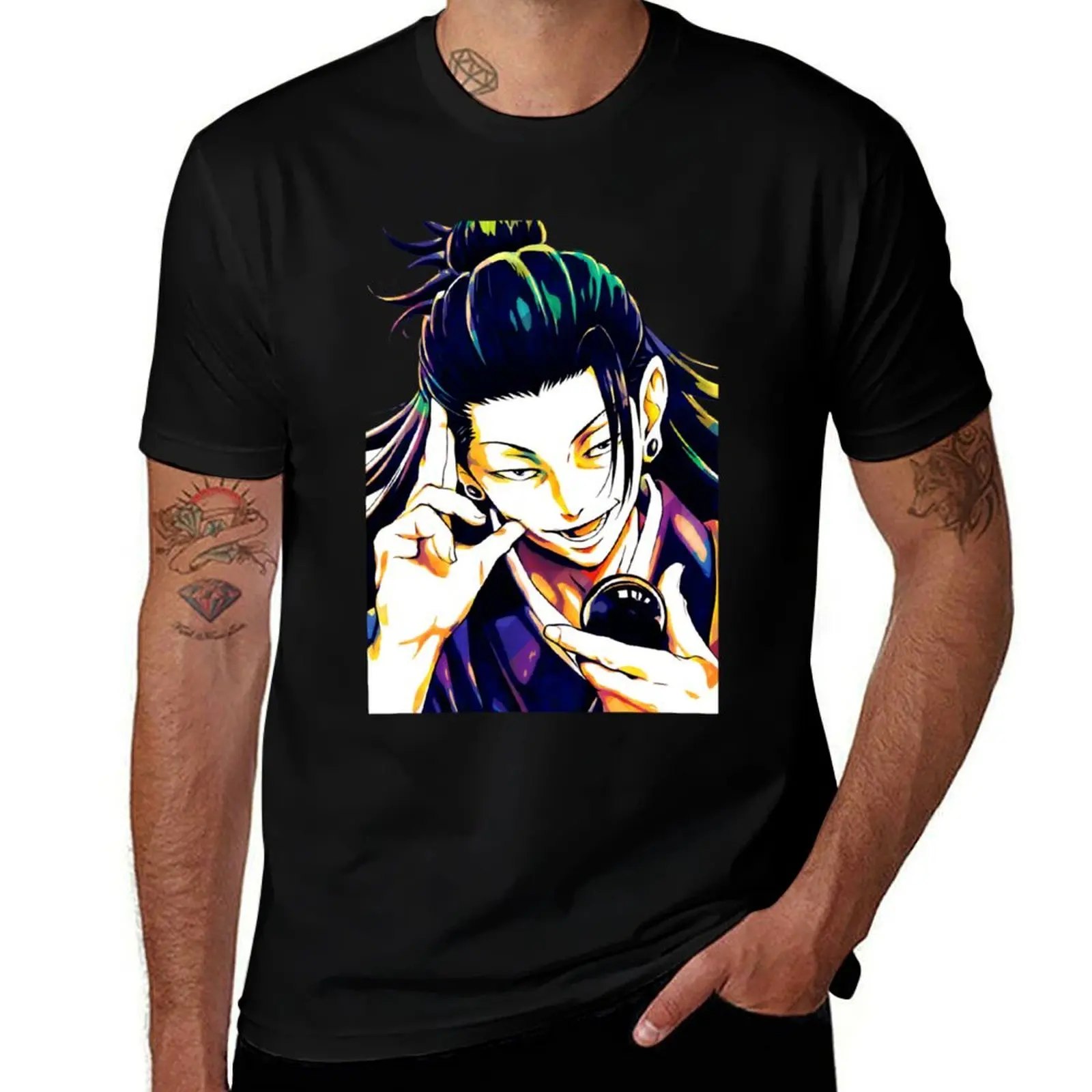 Suguru Pop T-Shirt Fashion Print Casual Short Sleeve