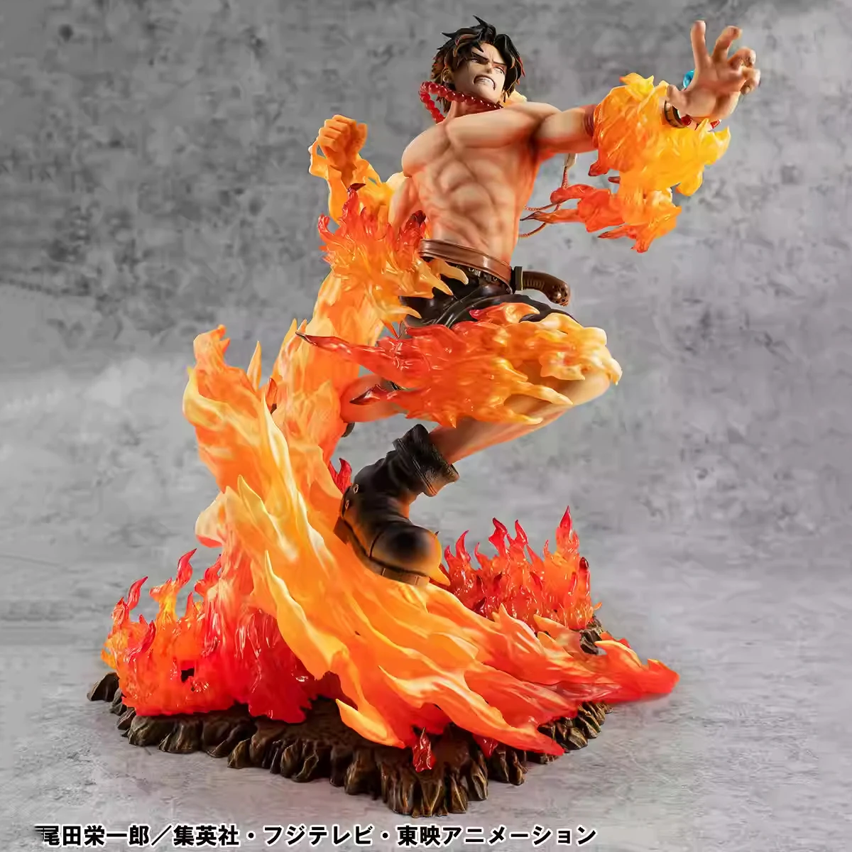 Figurka kolekcjonerska One Piece MegaHouse NEO-MAXIMUM Portrait Of Pirates Maximum PORTGAS.D.ACE, model akcji, lalka, prezent