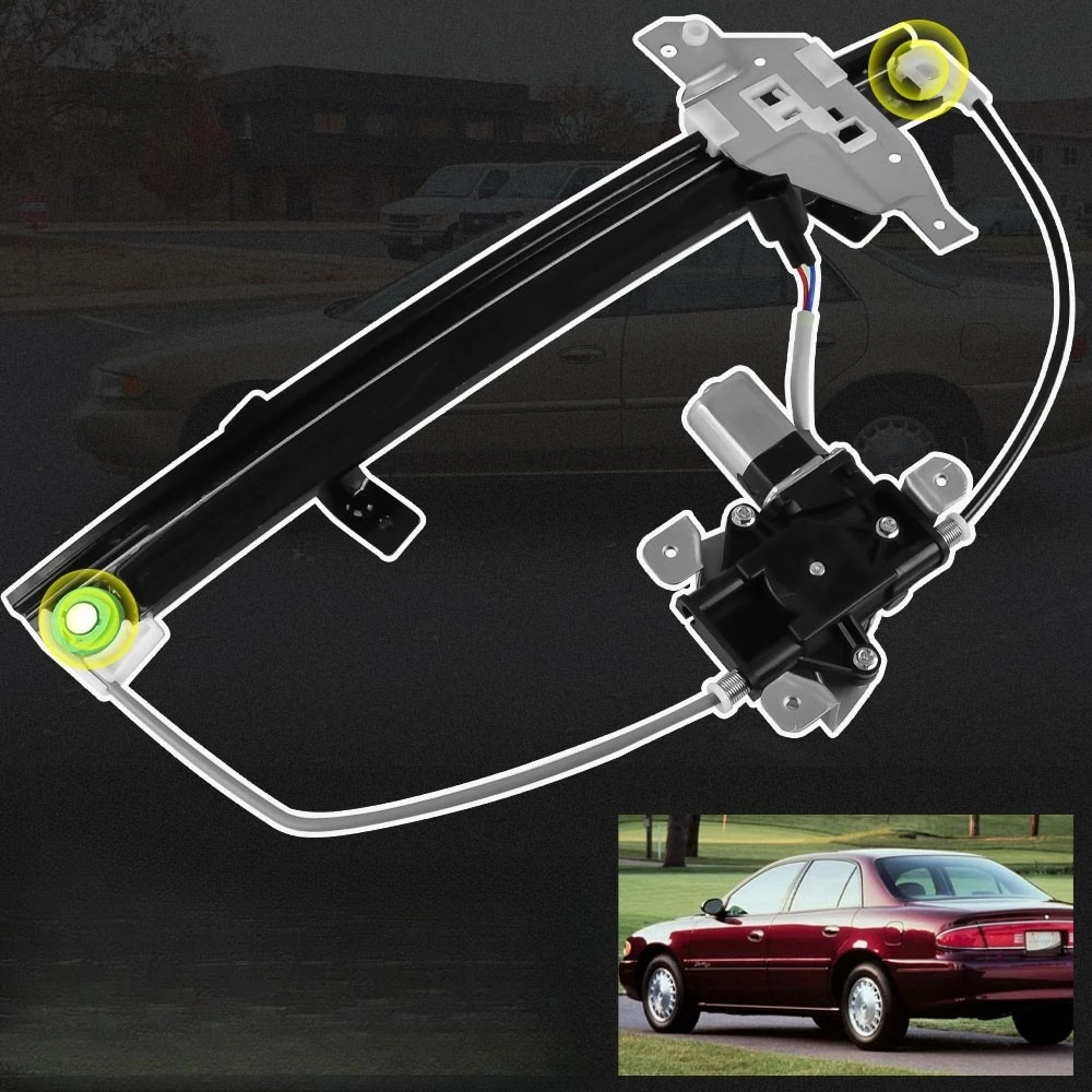 

For Buick Century Regal 97-05 Front Driver Side Power Window Regulator W/ Motor