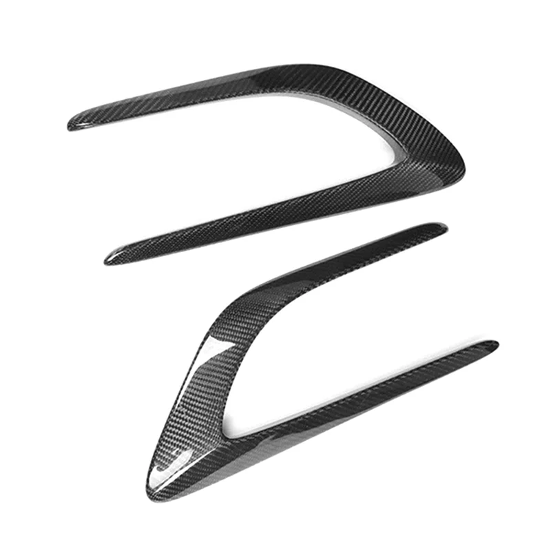 

Car Real Carbon Fiber Fender Side Fender Bumper Vent Cover Trim For C-Class W205 C205 C43 C63 AMG