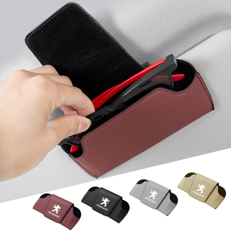 سيارة الشمس قناع النظارات الشمسية حالة النظارات المنظمون صندوق لبيجو 407 508 2008 5008 307 308 3008 206 207 208 107 106 205 4008 301