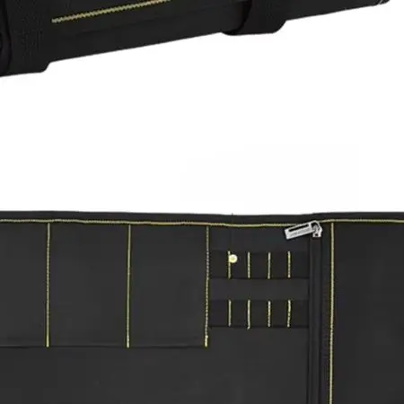 For Daily Wear And Tear Canvas Tool Organizer Portable Tool Storage Reinforced Double Stitching Elastic Strap Holders