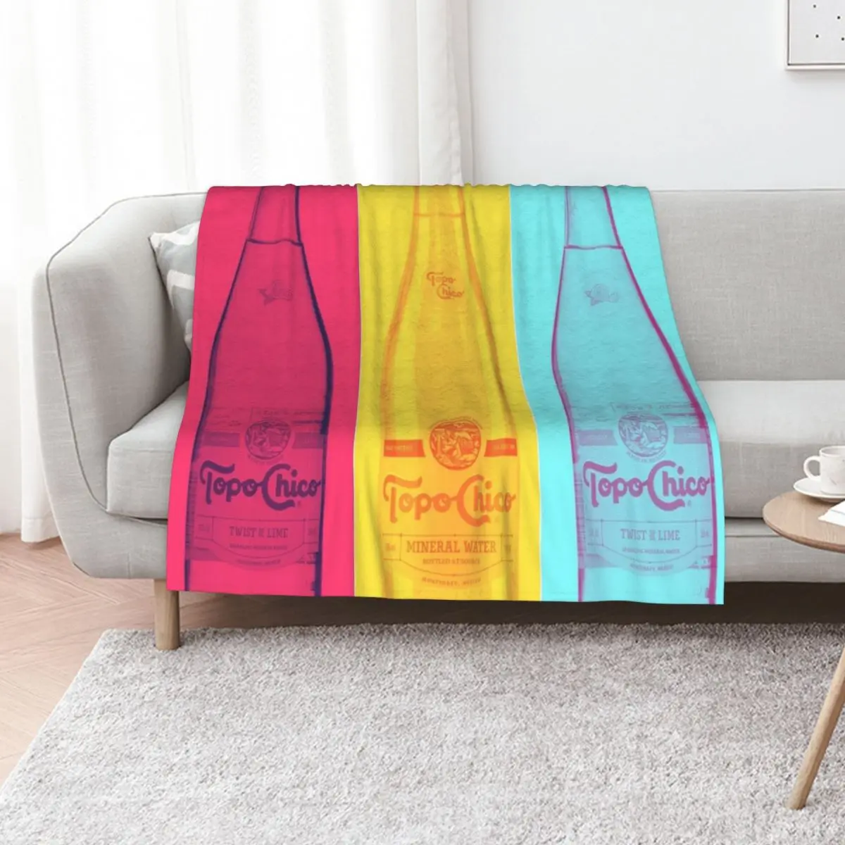 Topo Chico Throw Blanket Luxury Cute Nap Thermal christmas decoration blankets and throws Blankets