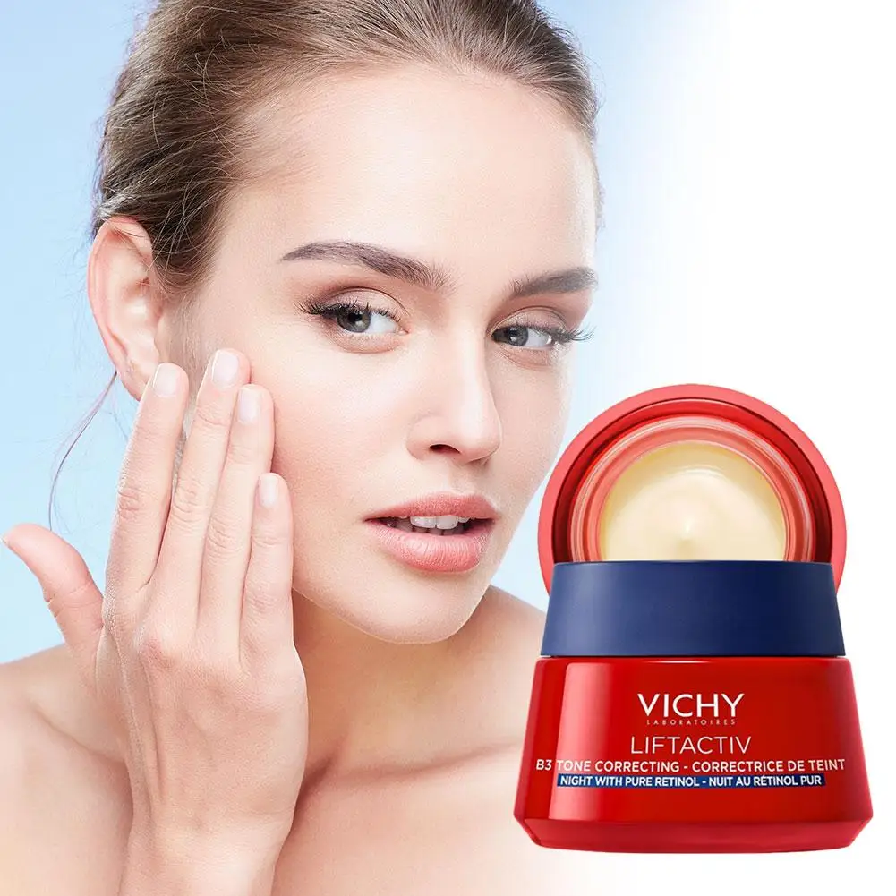 النسخة B3 كريم النهار VICHY كريم منعش مغذي الكولاجين 50 مللي ترطيب سريع الامتصاص العناية بالبشرة ثبات كريم وجه #5