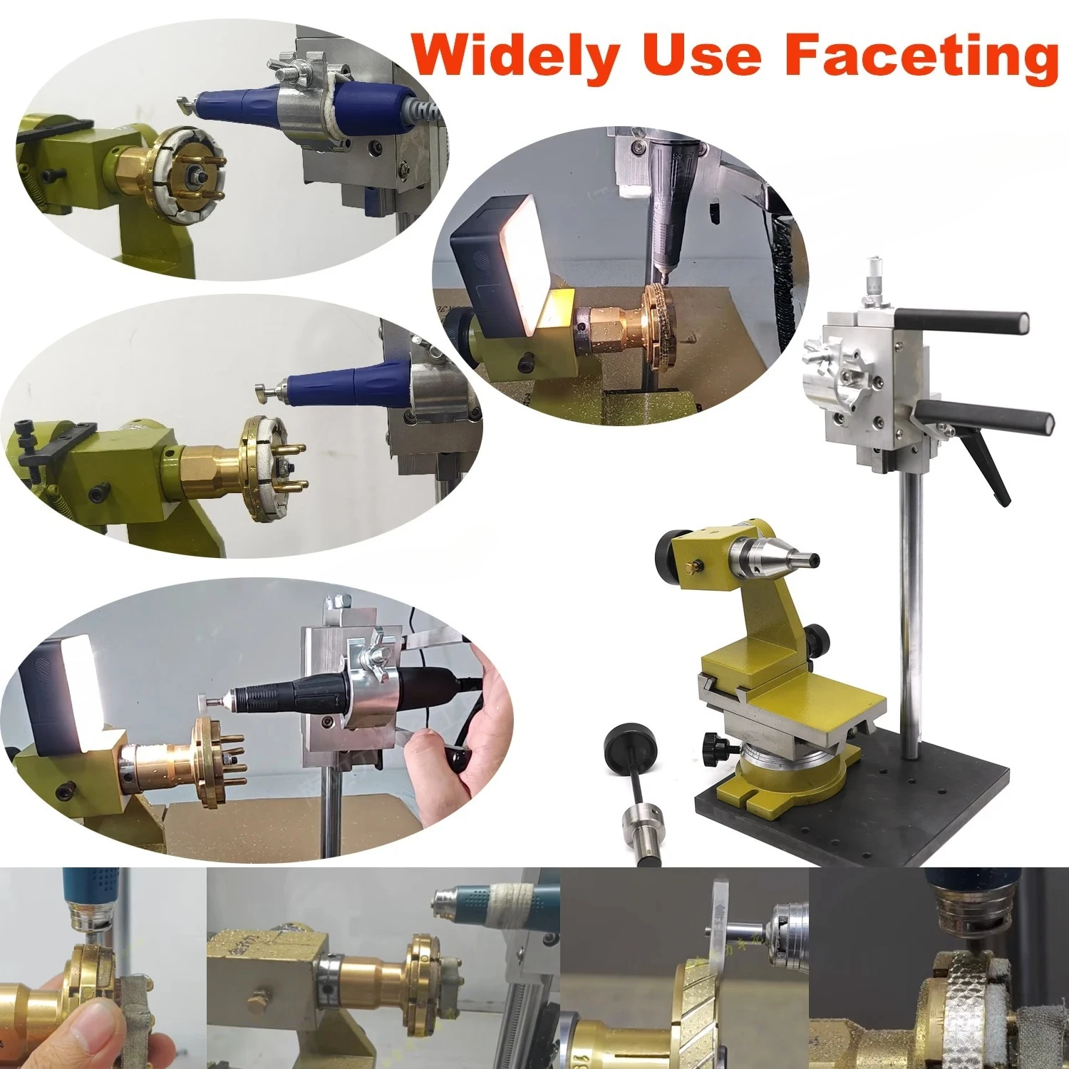 New Arrival 27 kits Jewelry Diamond Faceting With Chuck Bangle Engraving Machine Diamond Cutting Tools