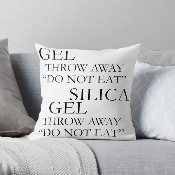 Silica Gel  Printing Throw Pillow Cover Decor Home Sofa Waist Bedroom Decorative Soft Office Throw Pillows not include One Side