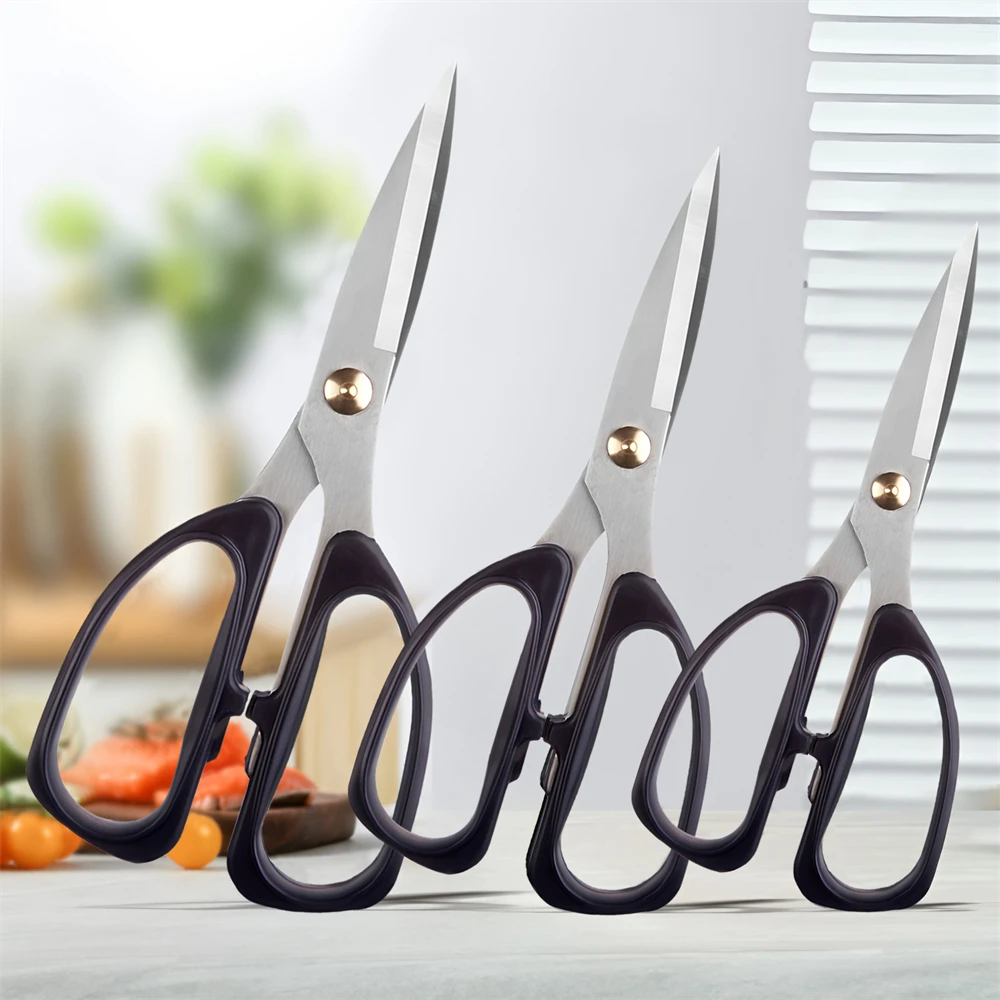 1PC，Durable Stainless Steel Household Scissors Office Scissors Paper Tailor Scissors Garden Scissors Household Scissors Tools