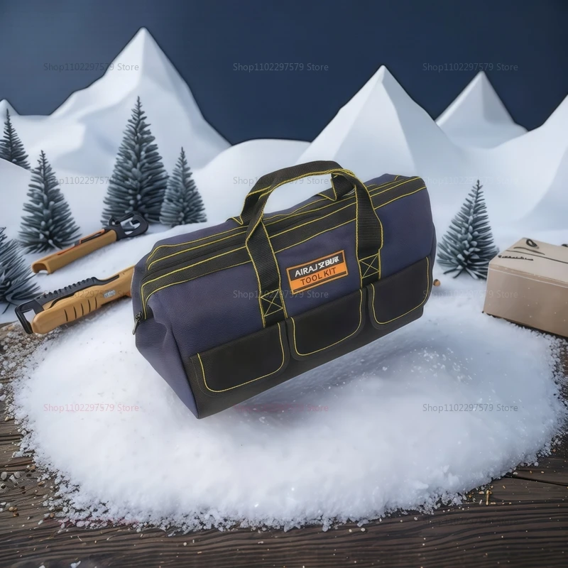 16인치 18인치 전기 기술자 공구 가방, 고강도 방수 1680D 옥스포드 다용도 포켓 수납 휴대용 가방 (건설 및 DIY용)