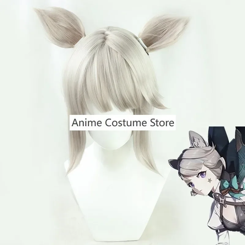 Костюм для косплея Lynette Game Genshin Impact, костюм для косплея Lynette Genshin Future, женский парик для косплея, полный комплект, женская униформа