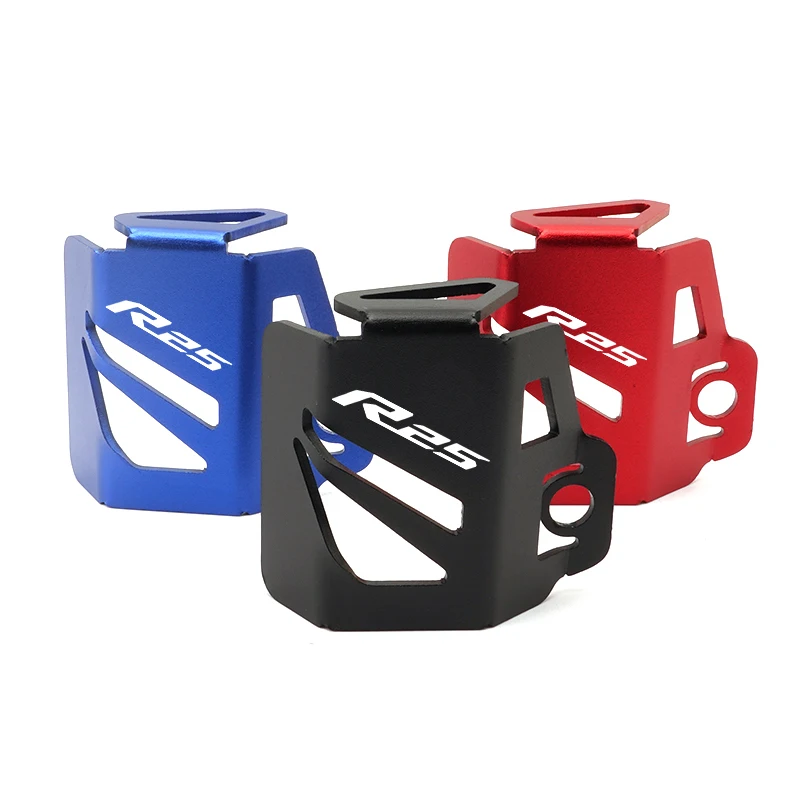 YZF-R25 Rear Brake Fluid Reservoir Guards For YAMAHA YZF R25 YZFR25 2021 - 2024 Motorcycle Brake Cylinder Pump Cover Protector