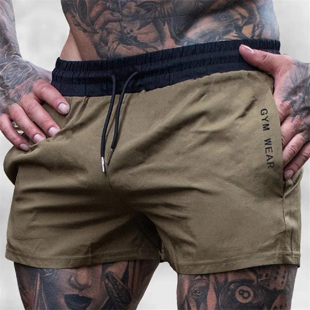 

Shorts Herren Quick-drying Three-point Pants Elastic Thin Running Pants Track And Field Training Pants Fitness Squat Shorts Men