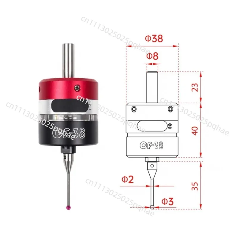 3D trigger edge finder machining center CNC milling machine three-coordinate precision centering bar tool setter CF-38