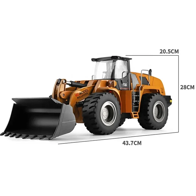 1/14 Scale WLTOY 14800 Radio Control Wheel Loader Model For Over 8 Years Old Brithday Gift