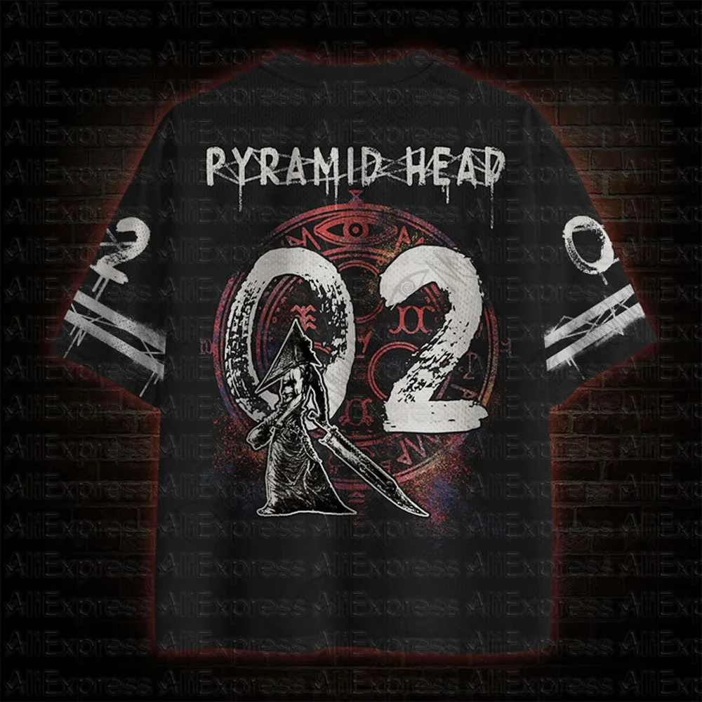 2026 New Movie Sports Fashion Adult and Children's Short Sleeve V-neck Street Eye Clothing Gothic Style Horror Fans Gift