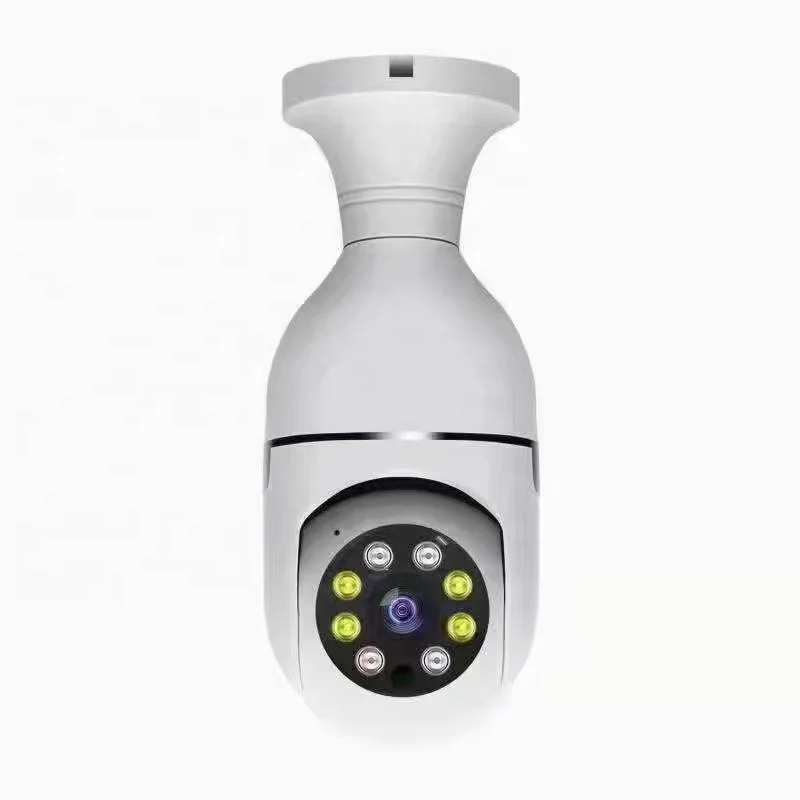 

Камера-лампочка E27 5G с двумя диапазонами Wi-Fi, 1080P, беспроводная, для домашней безопасности, с ночным видением и полноцветным изображением