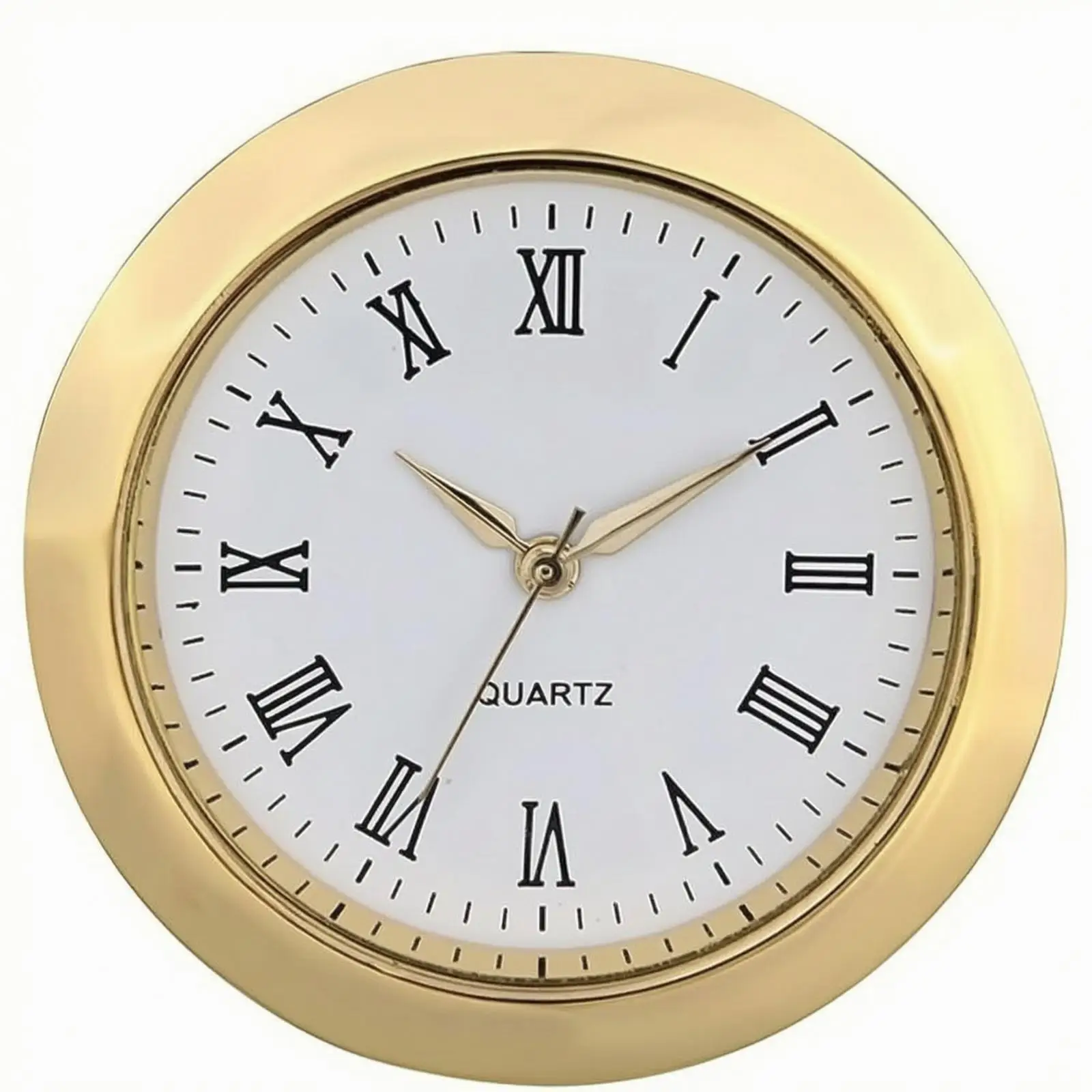 Ready to Use Quartz Clock Insert Metal Frame Analog Movement for Hobbyist Clock Making and Decor Projects