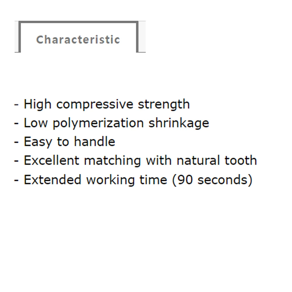 Escom 100 Korean Spident 4g Escom100 Light Curing Teeth Filling Dentist Cilinc Materials Products