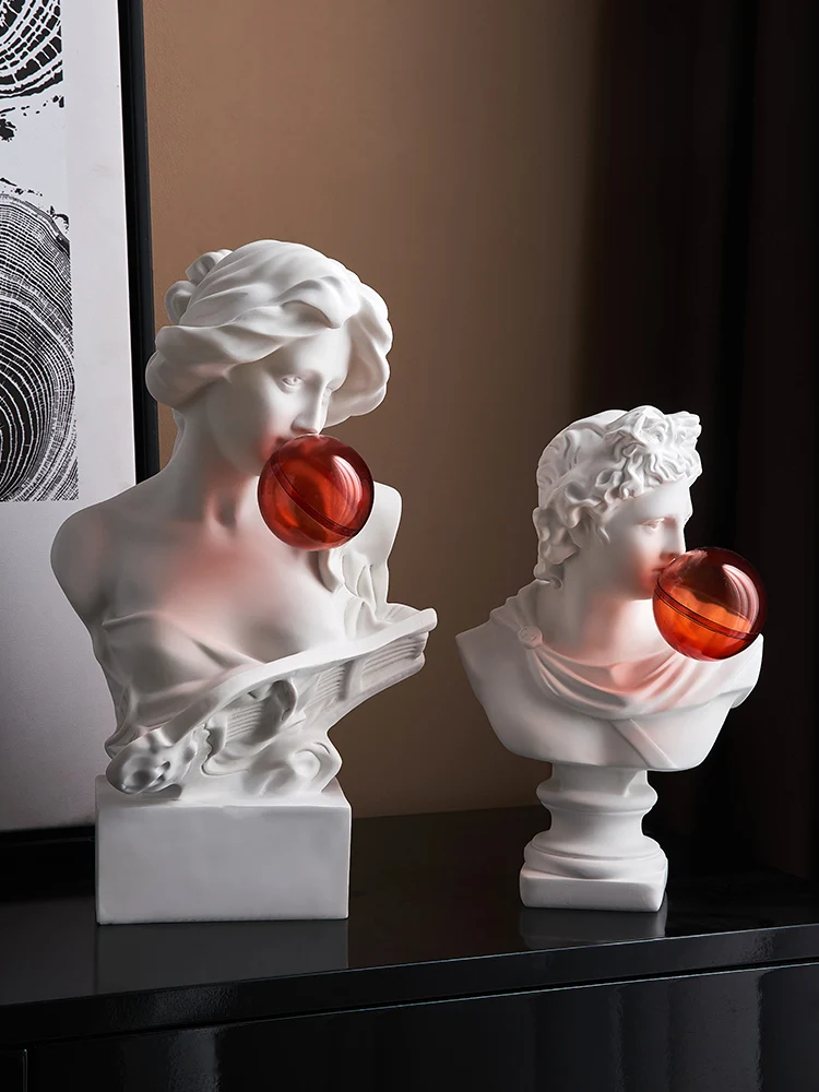 

Home Decoration Accessories Living Room Decoration Sculpture Artistic and Creative Plaster Statue Fairy Garden Figurine