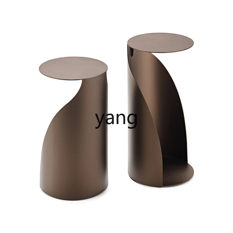 

xyy design sense edge few light luxury minimalist storage metal corner few simple small round table