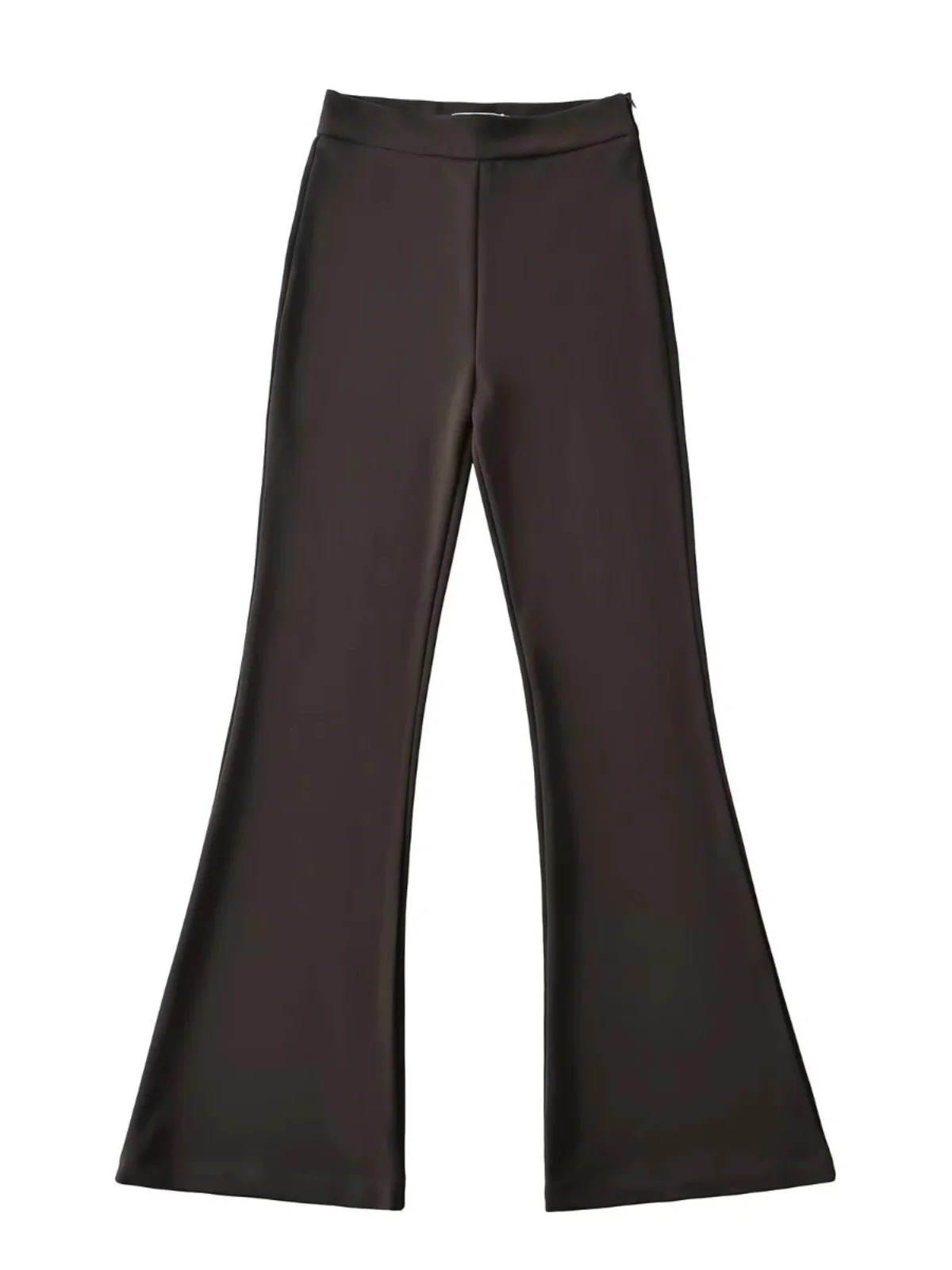 

Street Sle Thiened Flared Suit Pants Women's Casual Trousers High Waist Bell Bot Elastic Bodycon Long Pants Autumn Wi...