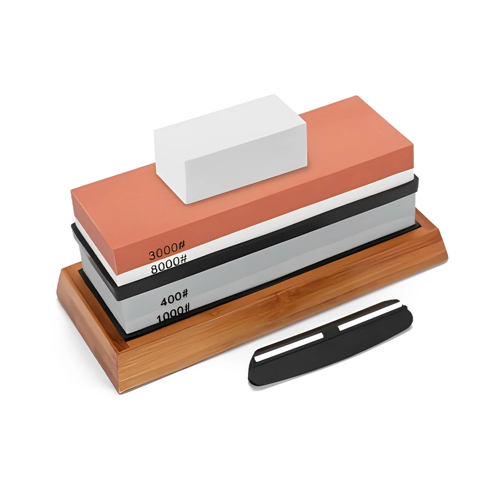 

Ergonomic Sharpening Stone - Precision Cutting Made Easy Professional Knife Sharpener Kitchen Tool