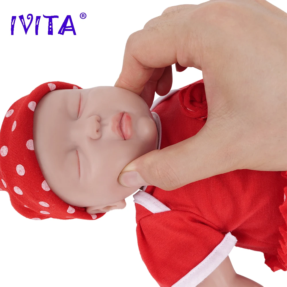 

IVITA WG1558 38cm 2000g Full Body Silicone Reborn Bebe Doll Soft Realistic Dolls Baby with Clothes for Children Christmas Toys ﻿